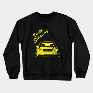 w210 tuning stance dirty stancing Crewneck Sweatshirt